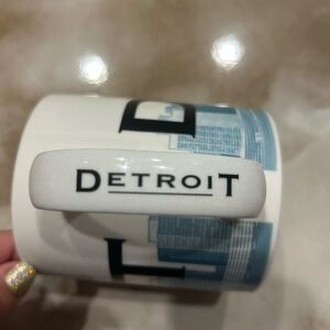 Detroit skyline series collection Starbucks coffee mug